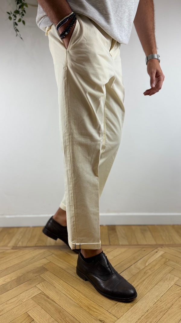 Pantalone Ancon panna Clark