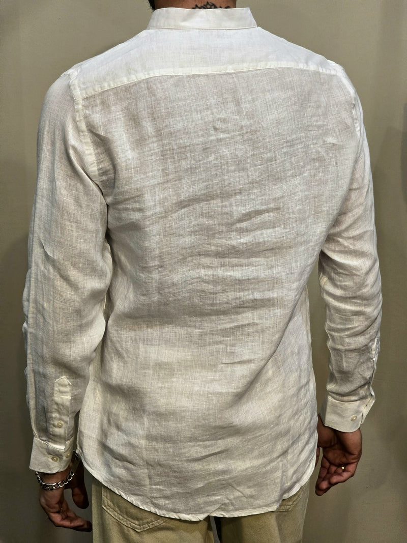 Camicia Serafino Over/D White