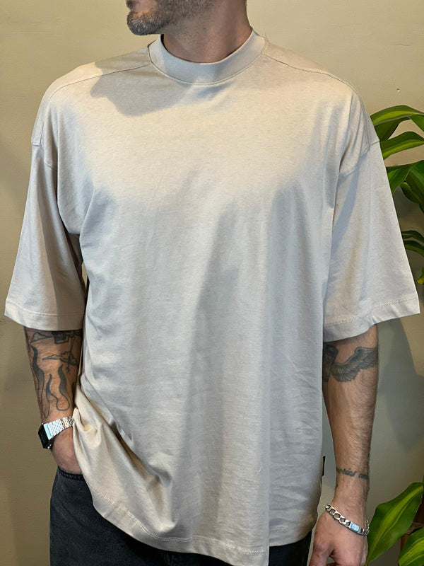T-Shirt Over/D Beige Oversize