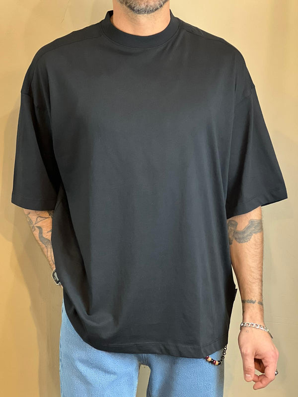 T-Shirt Over/D Black Oversize