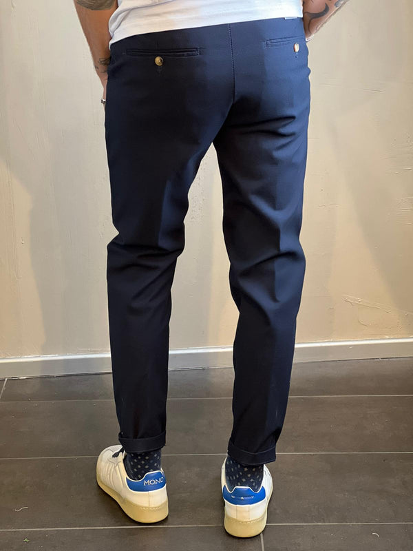 Pantalone Chino Over/D Classic Blu