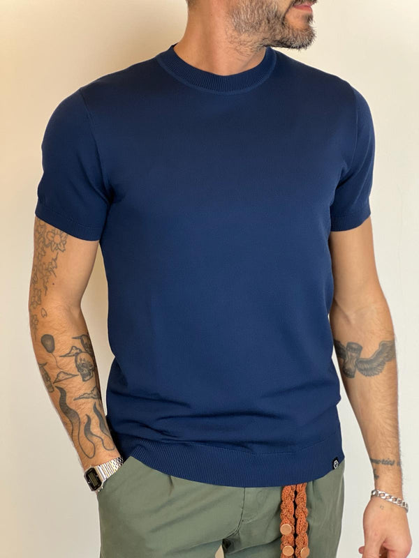 T-Shirt Telamira Girocollo Blu