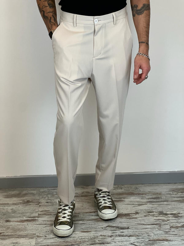 Pantalone Over/D Classic Tapered Sabbia