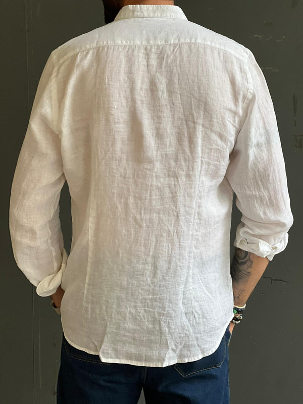 Camicia Coreana Over/D White