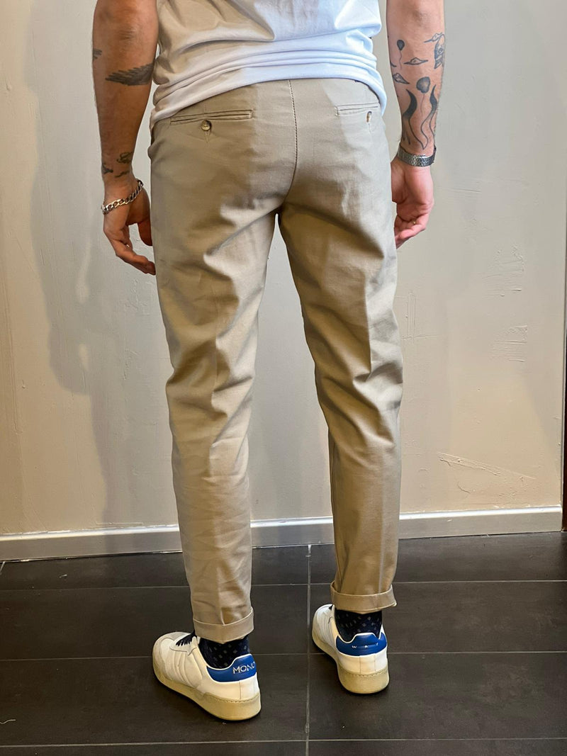 Pantalone Chino Over/D Classic Beige