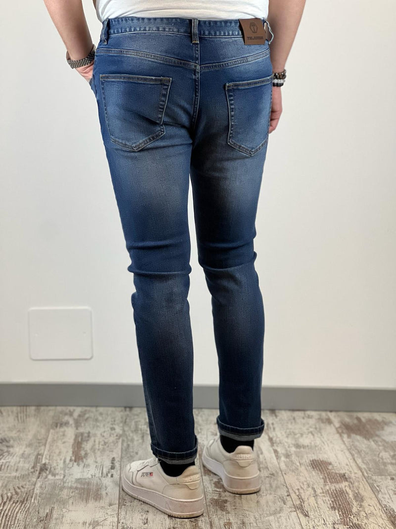 Jeans Telamira Slim Strappi Small