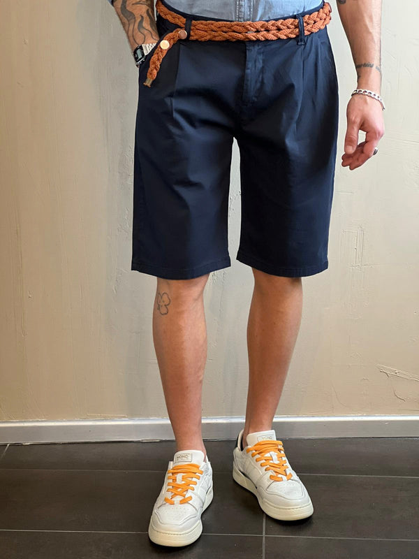 Shorts Over/D Tapered Fit Blu