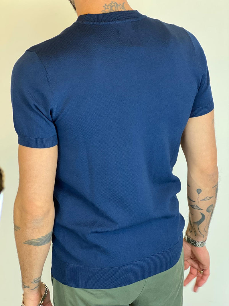 T-Shirt Telamira Girocollo Blu
